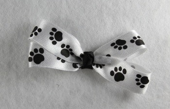 Small Dog Prints Hair Bow