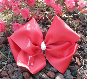 Red Grosgrain Oversized Hair Bow